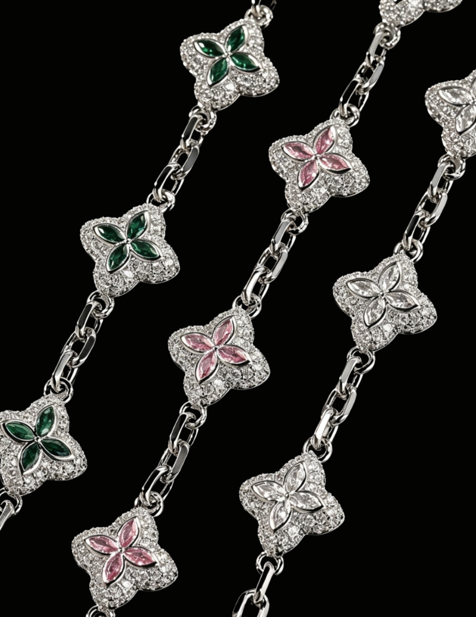 Chain clover bracelet